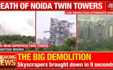 Supertech Noida Twin Towers now Rest In Pieces – Done and dusted | LIVE Updates