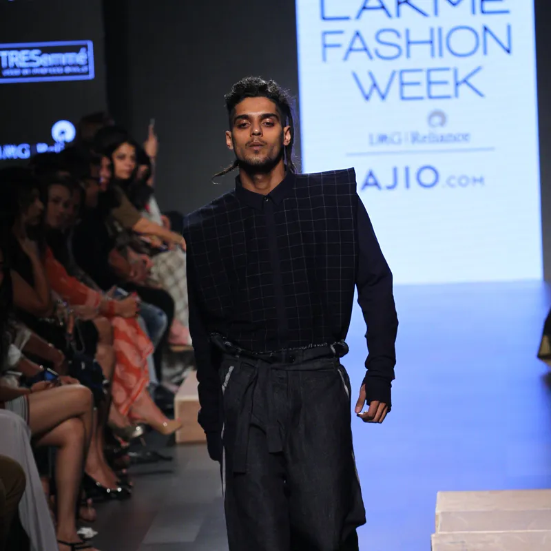 Model Arif Patel at Lakme Fashion in Dubai UAE